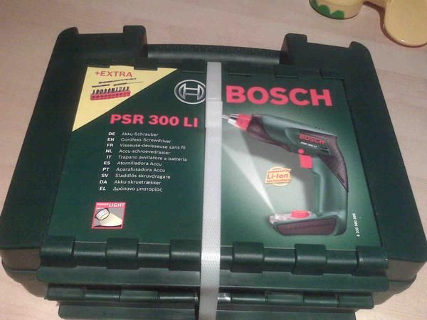 Vendo taladro atornillador BOSCH PSR 300 LI nuevo