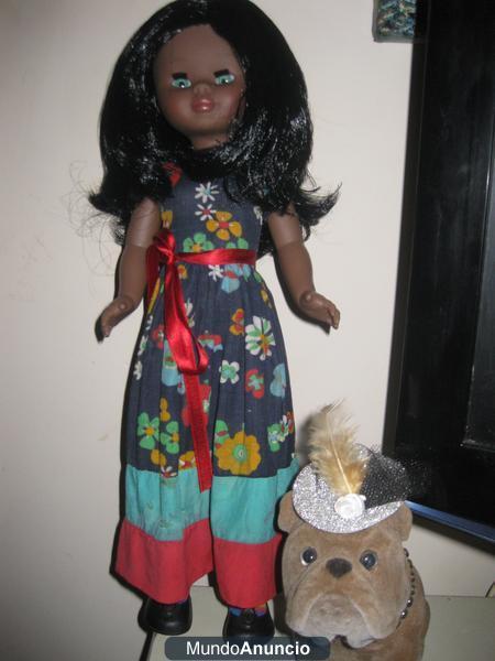 preciosa muñeca negra peli largo nancy