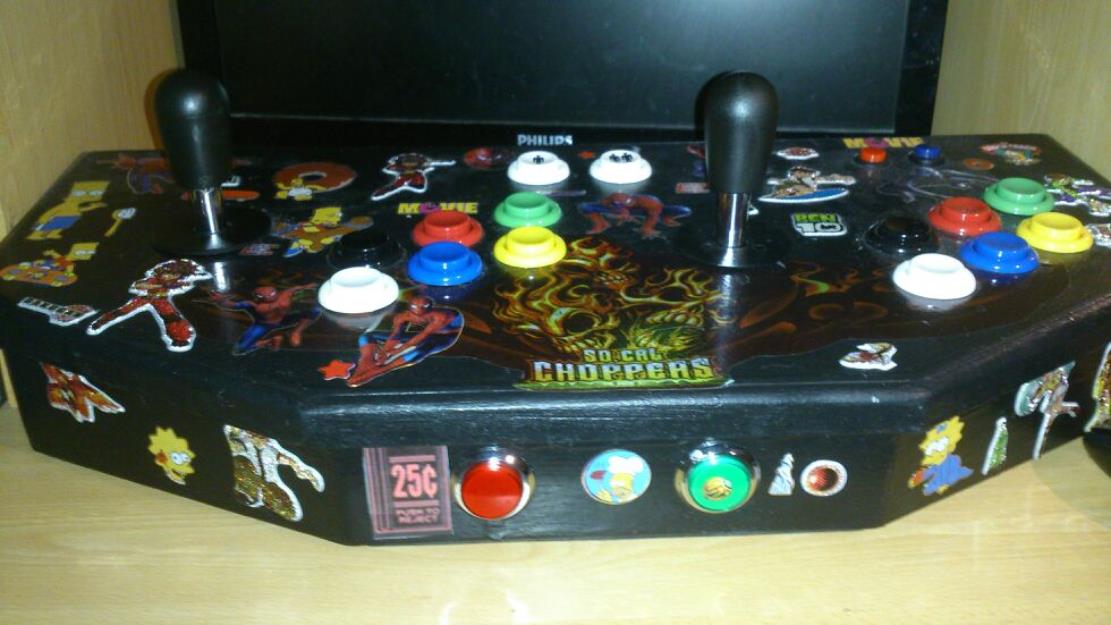 Se vende mando arcade hecho a mano