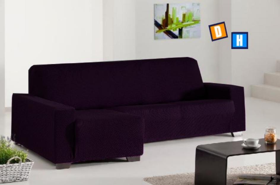 Fundas de sofás multielásticas chaise longue