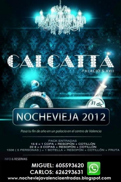 Entrada Nochevieja 2012 Valencia