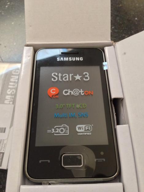 SAMSUNG STAR 3 S5220  nuevo, a estrenar, Orange.