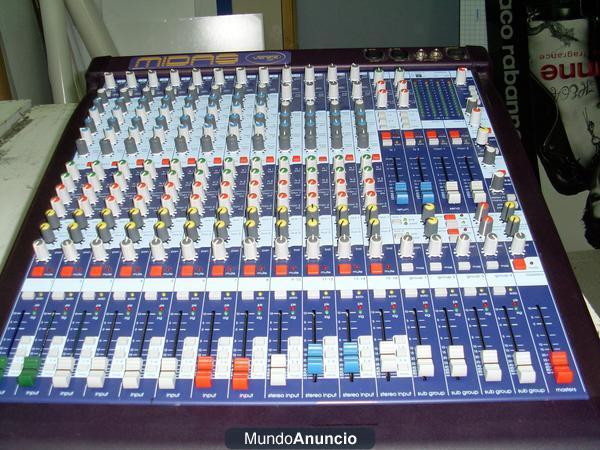 Vendo Mesa Mezclas MIDAS VENICE 16 Canales