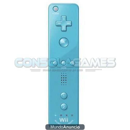 MNADO WII DE COLOR AZUL CON WII MOTION PLUS