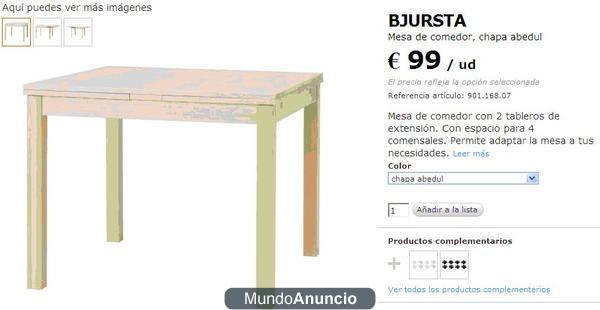 Oportunidad mesa de comedor