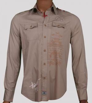 CAMISA autentica LA MARTINA modelo HUSSONS corte militar.