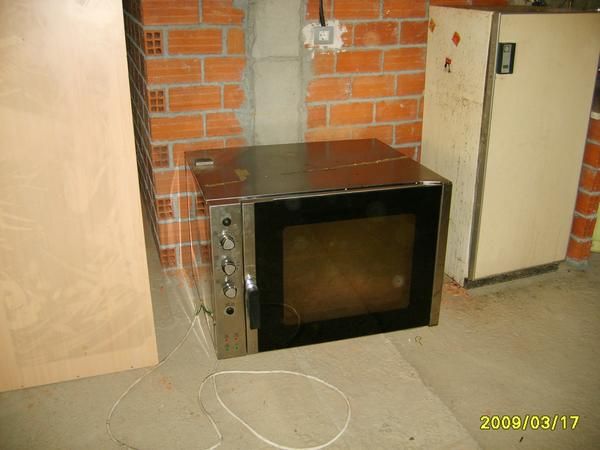 horno electrico y nevera expositara