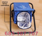 Sillin plegable con departamento termico interno para guardar bebidas frias - mejor precio | unprecio.es
