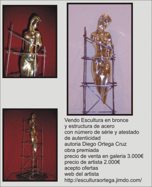 vendo escultura en bronce