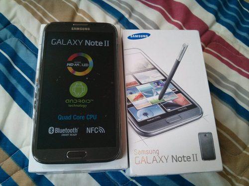 samsung galaxy note 2 nuevo con caja y accesorios, garantía