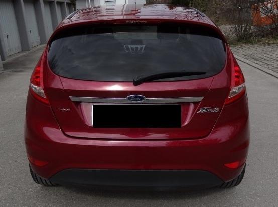 2008 ford - fiesta titanium 1, 6 i rojo metalizado