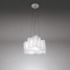 Artemide Logico sospensione mini 3x120° difusor seda lúcido - iLamparas.com - mejor precio | unprecio.es
