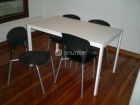 Mesa de sala en color blanco con 4 sillas - mejor precio | unprecio.es