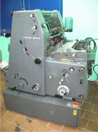 Heidelberg 1 color GTO 52 x 36