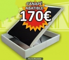 canape abatible tapizado de 90x190 - mejor precio | unprecio.es