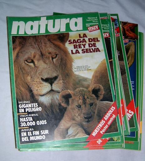 revistas natura en muy buen estado 52 numeros
