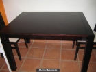 MESA COMEDOR EXTENSIBLE + 4 SILLAS - mejor precio | unprecio.es