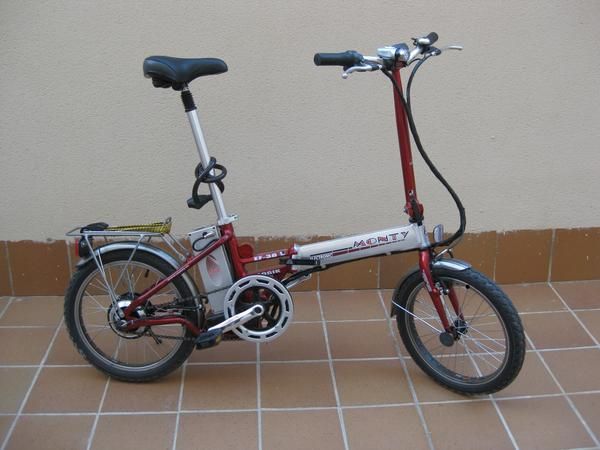 Se vende Bicicleta Electrica Plegable Monty EF-38