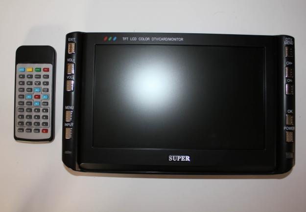 Television - monitor super de 8 pulgadas con tdt