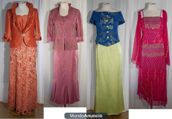 LOTE 4 VESTIDOS DE FIESTA