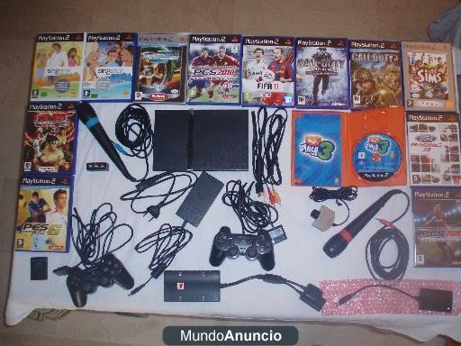 Ps2(slim)+accesorios+tv