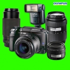 OPORTUNIDAD UNICA - CAMARA REFLEX OLYMPUS E-300 CON 4 OBJETIVOS PROFESIONALES - mejor precio | unprecio.es