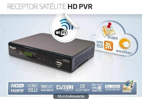 Receptor Satelite Engel RS4800HD con un regalo* MUY ESPECIAL !!!