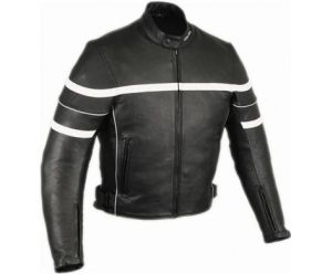 CHAQUETA DE CUERO DE MOTO CUSTOM