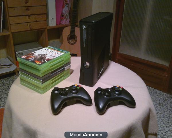 consola xbox 360 slim 250 con garantia de 5 años