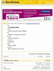 DOS ENTRADAS MUSICAL LOS MISERABLES SÁBADO 22 ENERO 2011 - mejor precio | unprecio.es