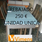 Oferton - mesa cocina cristal extensible vimens resto fabrica - mejor precio | unprecio.es