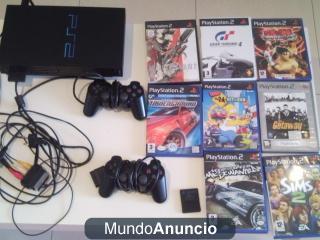 Se Vende playstation 2 original, mas 8 juegos y memory card de 8MB