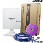 Antena wifi kasens n5200 6600mw 80dbi largo alcance con 5 metros de cable envio 24horas - mejor precio | unprecio.es