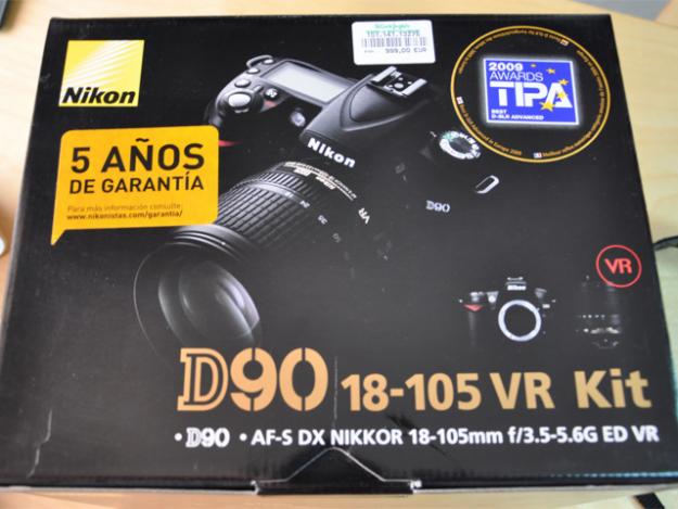 Nikon D90 Kit 18-105+Tajeta