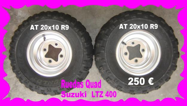 Ruedas de Quad  Suzuki LTZ 400 Originales  AT 20x10 R9