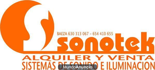 ALQUILER VENTA SONIDO ILUMINACION