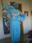 Disfraz de carnaval danza del vientre azul - mejor precio | unprecio.es