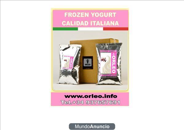 producto para frozen yogurt