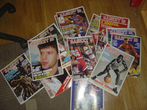 REVISTAS ANTIGUAS GIGANTES DEL BASKET Y BASKET 16