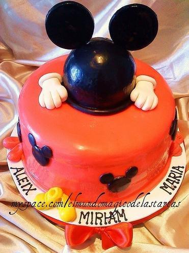 tartas minnie mickey mouse-