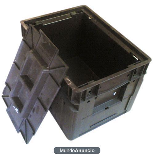 Caja Plastica con Tapadera Solida