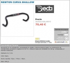 Manillar Carretera Deda Newton Shallow - mejor precio | unprecio.es