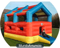 Castillo hinchable Big party House con paredes inflables. Ceuta