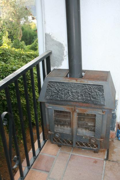 chimenea de hierro