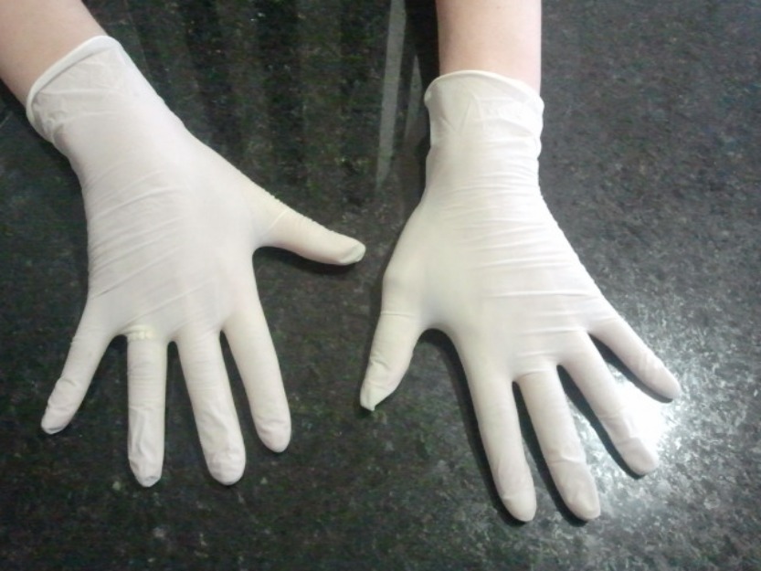 Guantes de nitrilo sin polvo