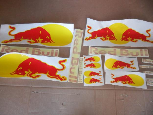 Kit de pegatinas red bull