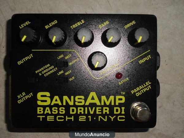 SansAmp Bass Driver for DI tech 21