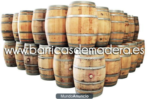 Barricas usadas , Toneles Cubas Barriles de madera para decoración