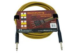 BASEDJ - Cable de instrumento - Dimavery Instr.-Cable, 5,5 m, amarillo