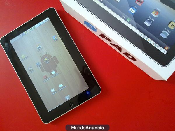 Tablet PC 10,1 pulgadas Android 2.1 Procesador 1 GHz. 2GB memoria